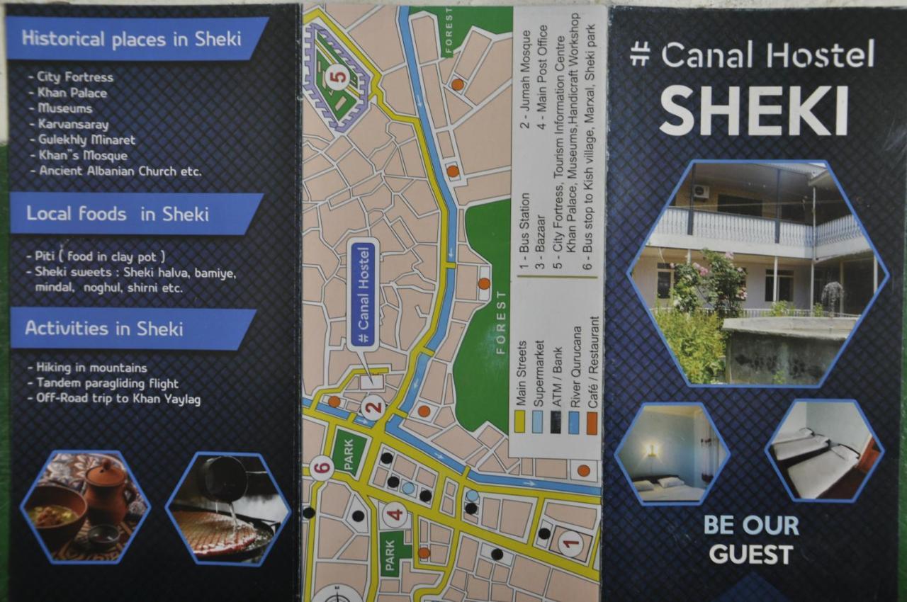 Canal Hostel Şǝki Екстериор снимка